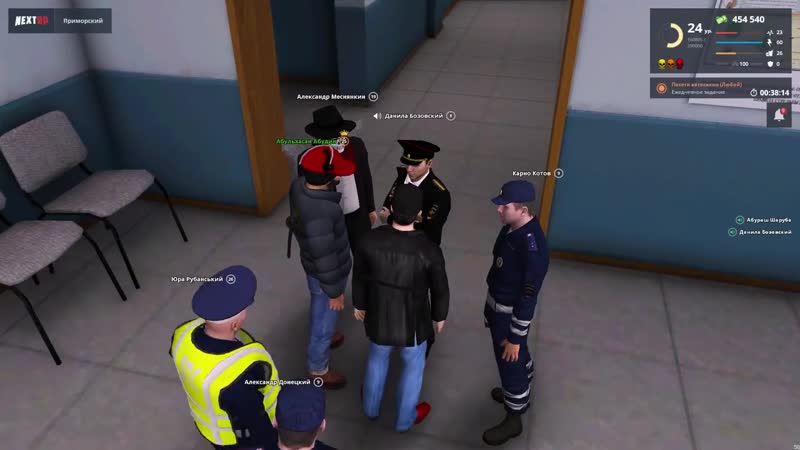 [nekit bosow] абу бандиты забили стрелу ментам, угар на некст рп