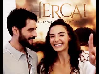 His confused face and her cuteness i love these two hercai akınakınözü