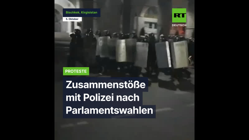 Kirgisistan proteste und zusammenstösse mit polizei nach parlamentswahlen
