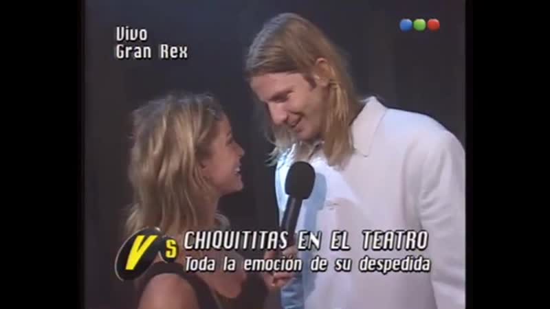 Chiquititas despedida gran rex 98 romina yan facundo arana versus 1998 #ch