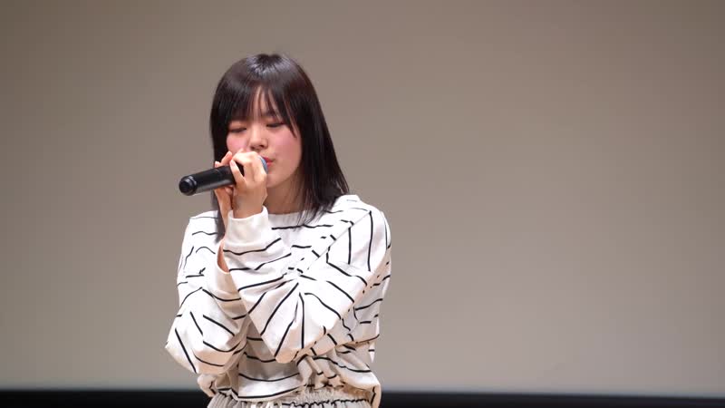 Sona sona (nicetomeetyou )「wherever you are (one ok rock)」渋谷アイドル劇場 14/12/2019