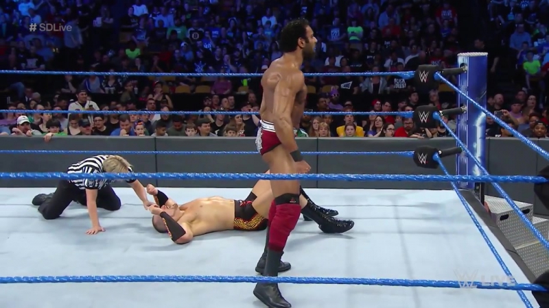 Mojo rawley vs jinder mahal smackdown live, april 11, 2017