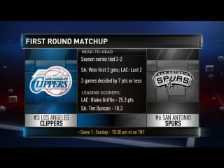 Series preview san antonio spurs vs la clippers april 15, 2015 nba playoffs