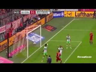 Bayern münchen vs wolfsburg 5 1 all highlights gols lewandowski bicycle kick tore (bundesliga 2015)