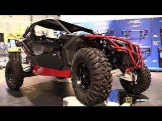 Can am maverick x3 turbo r x rs 2017 accessorized by rival powersports walkaround 2017 sema