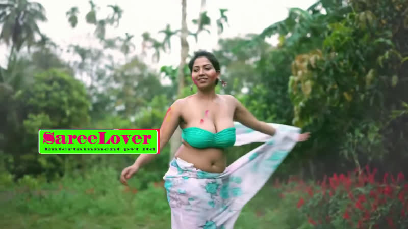 Anjani white print saree redheart entertainment
