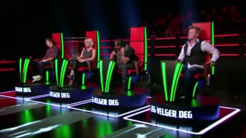 The voice norge 2012 leif anders wentzel blind audition i need a dollar [h