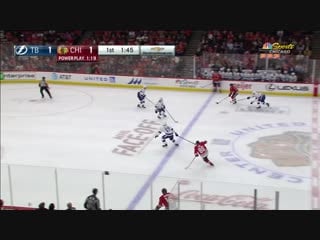Louis domingue robs patrick kane with flailing, 1985 style vintage save