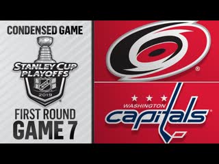 Carolina hurricanes vs washington capitals r1, gm7 apr 24, 2019 highlights hd