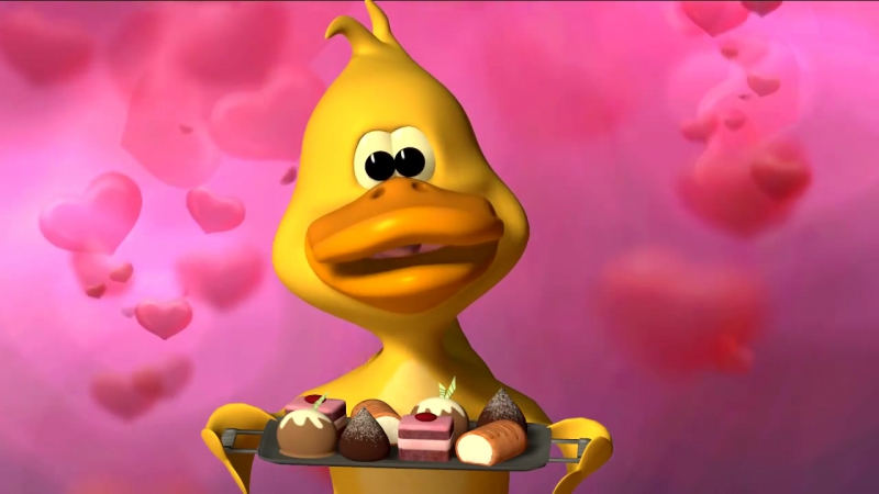 Alles gute zum geburtstag! geburtstagslied mit duggy duck