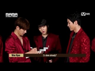 161102 | infinite backstage | mama 2016 star countdown d 30