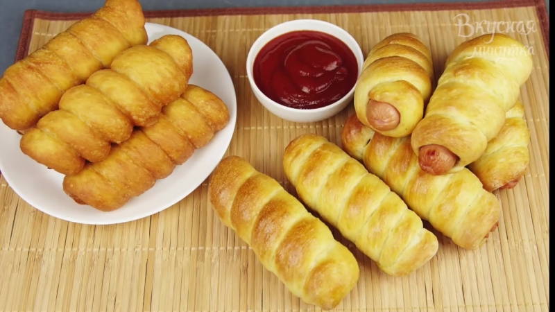 Сосиски в тесте рецепт теста самый простой sausages in dough