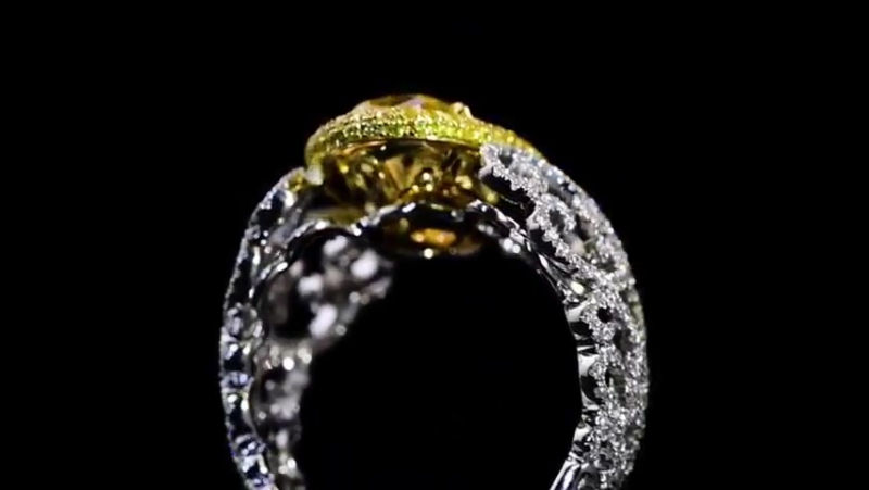 Кольцо @levavi diamonds с восхитительным желтым бр москва 17 07 2017