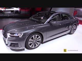 2019 audi a8 50 tdi quattro exterior and interior walkaround 2018 paris motor show