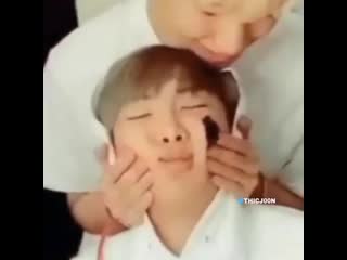 Its the fact jimin actually stained namjoon’s expensive white hoodie on his birthday and proceeded to cackle in his