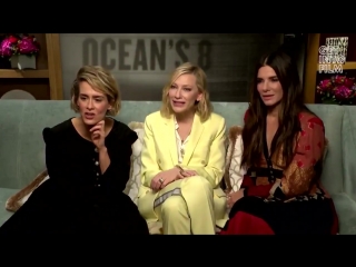 Отрывок из интервью сандры, сары полсон и кейт бланшетт