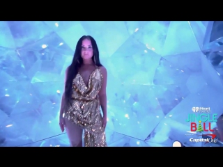 Yes this is perfection @ddlovato always staying cool in our @capitalone #iheartjingleball crystal!