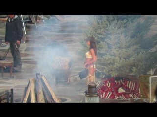 Director michael bay was spotted directing lais ribeiro while shooting a commercial for victoria's secret in aspen, 08/15/2017
