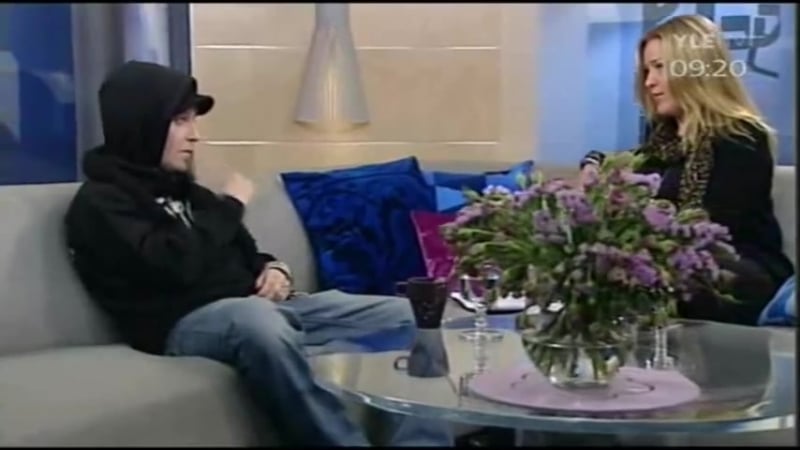 Alexi laiho in finnish morning tv (2011)