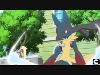 Poke'mon lucario [amw] fight art