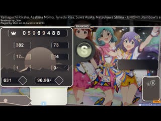 Shist's playing yamaguchi rikako, asakura momo, taneda union!! [rainbow's 6mix] | 96,96% | x631/632 | 80 pp