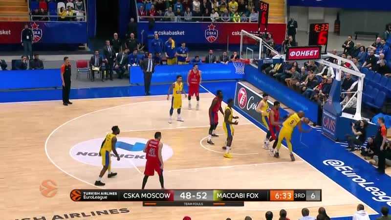 Cska moscow maccabi fox tel aviv highlights turkish airlines euroleague rs r
