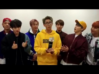 161026 bts message the show