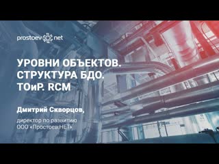 4 простоев нет уровни объектов структура бдо управление надежностью тоир rcm