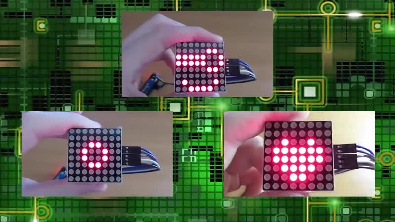 Ардуино матрица 8х8 flprog