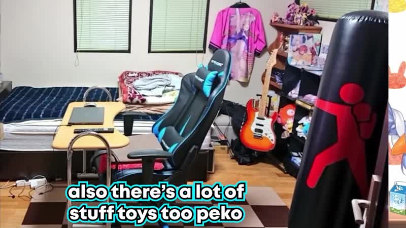 [hensei productions] pekora sandbag for stress relief? 【hololive english sub】