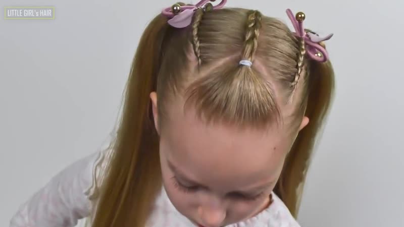 French and dutch lace braids ponytails (quick and easy hairstyle for girls #74)