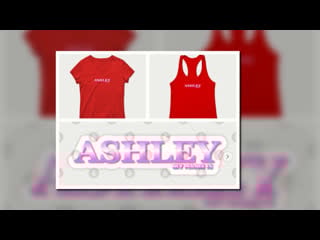 Ashley my name is ashley samer brasil (teepublic)