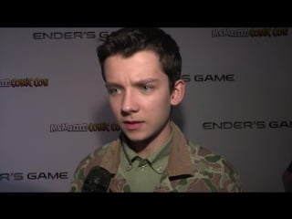Enders game interviews inc sir ben kingsley, harrison ford, asa butterfield