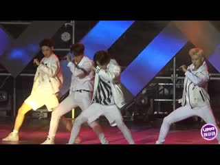 [fancam] 20150829 hiphop gang uniq eoeo+btf+celebrate yibo focus