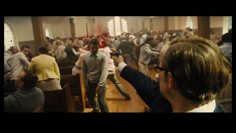 Эпичная массовая бойня в церкви kingsman секретная служба [ колин фёрт кингсман фильм 2015 смотреть драка замес жесть]