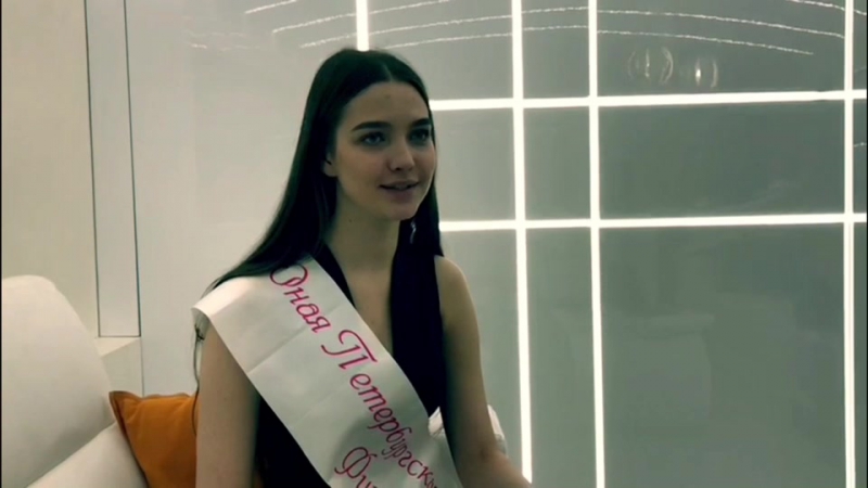 Финалистка юной петербургской красавицы настя