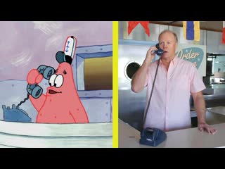 Spongebob cast remake best scenes ever in real life