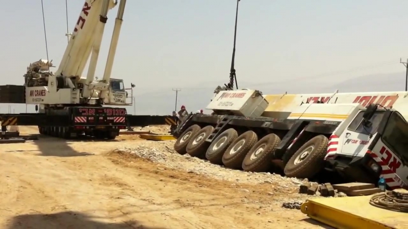 Crane accident liebherr ltm 1200 avi cranes кран