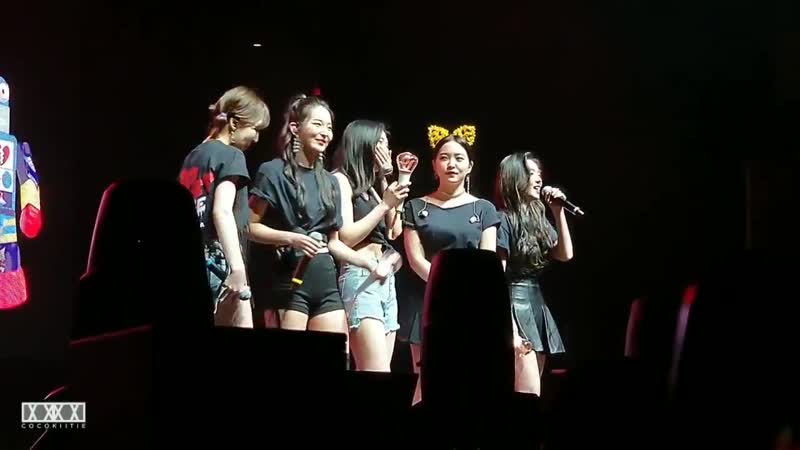 190219 redmare in toronto irene ending ment 22 redmareintoronto redmareincanada redvelvet irene