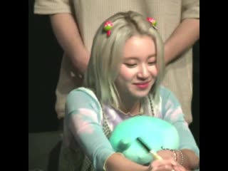 190505 fancy 강남 팬싸 챙2 채영이 너무 귀여워서 고민이다