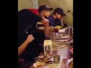 Namjoon tried to fix yoongi’s cap so we could see his face and jungkook just so thats why jungkook did that