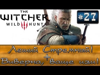 The witcher 3 wild hunt леший, стремный! виверна, ваще изи! #27