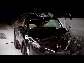 2015 nissan murano small overlap iihs crash test
