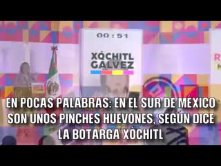 @xochitlgalvez dice que en el sureste del país no trabajan 8 horas seguidas