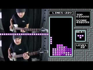 Tetris on the guitendo (99999 max out score level 39 wr)