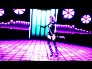 [hyperdimension neptunia mmd] purple heart elect [evo version]