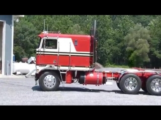 1973 kenworth k100 cabover start and riding