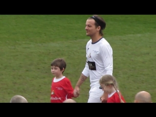 Louis walking to the field drfc 190415