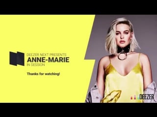 Anne marie live at deezer 2017