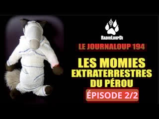 🐺 le journaloup 194 les momies extraterrestres du pérou part 2/2